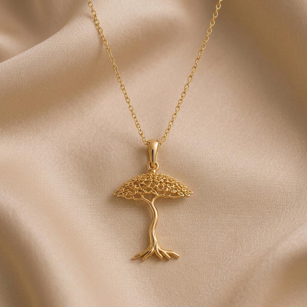 Sterling silver tree of life pendant