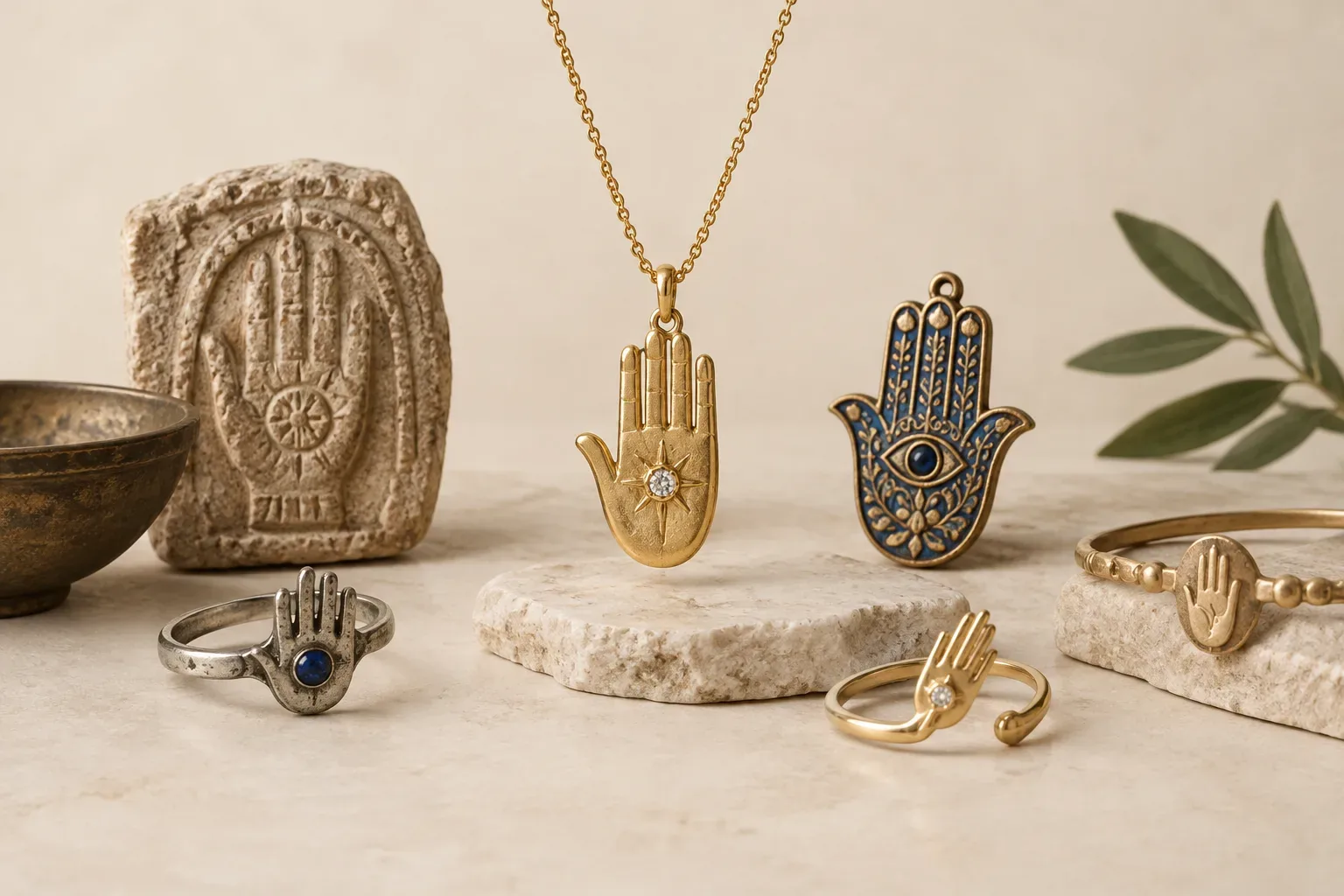 Editorial jewelry still life for Open Hand Jewelry Meaning: History, Symbolism, and Modern Wear